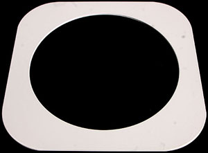 WHITE GEL FRAME FOR WIFLY PAR QA5 WH