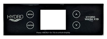 DISPLAY GLASS FOR HYDRO WASH X19