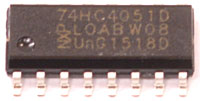 74HC4051D SURFACE MOUNT IC FOR AV6X
