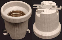 OLD STYLE LAMP SOCKET FOR UV CANNON