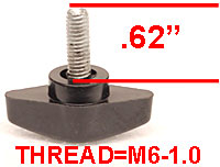 M6-1.0  KNOB FOR MEGA BAR LED, MEGA PANE