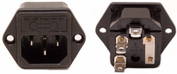 AC SOCKET & FUSE HOLDER ASSEMBLY