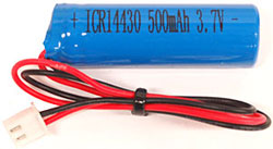 3.7v 500mA BATTERY FOR 3 SIXTY 2R