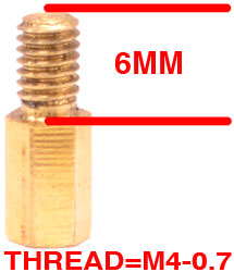 SOI COPPER PILLAR FOR 32HEX PANEL IP 6MM