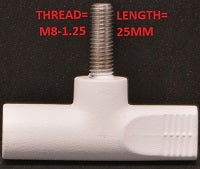 BRACKET KNOB 32 HEX PANEL IP PEARL