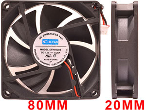 12vDC 0.20A FAN FOR VIZI HEX WASH 7