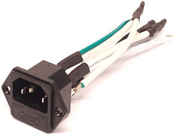 AC SOCKET WITH FUSE HOLDER FOR DOTZ PAR