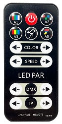 REMOTE FOR MINI PAR BAR