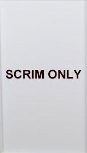 SINGLE WHITE SCRIM FOR EVENT FACADE