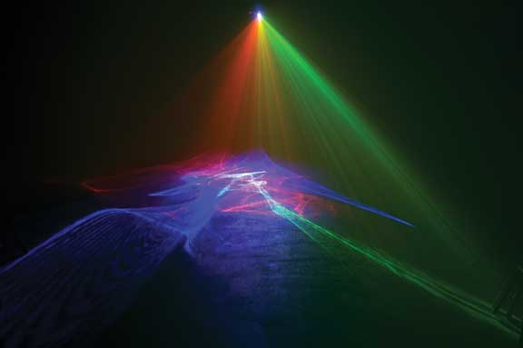 ADJ Hypnotic RGB Laser Lighting - Red, Green, Blue Psychedelic Web