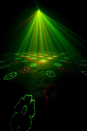 ADJ Micro Gobo Laser Lighting Unit - Over 200 R/G Beams 8 Gobo