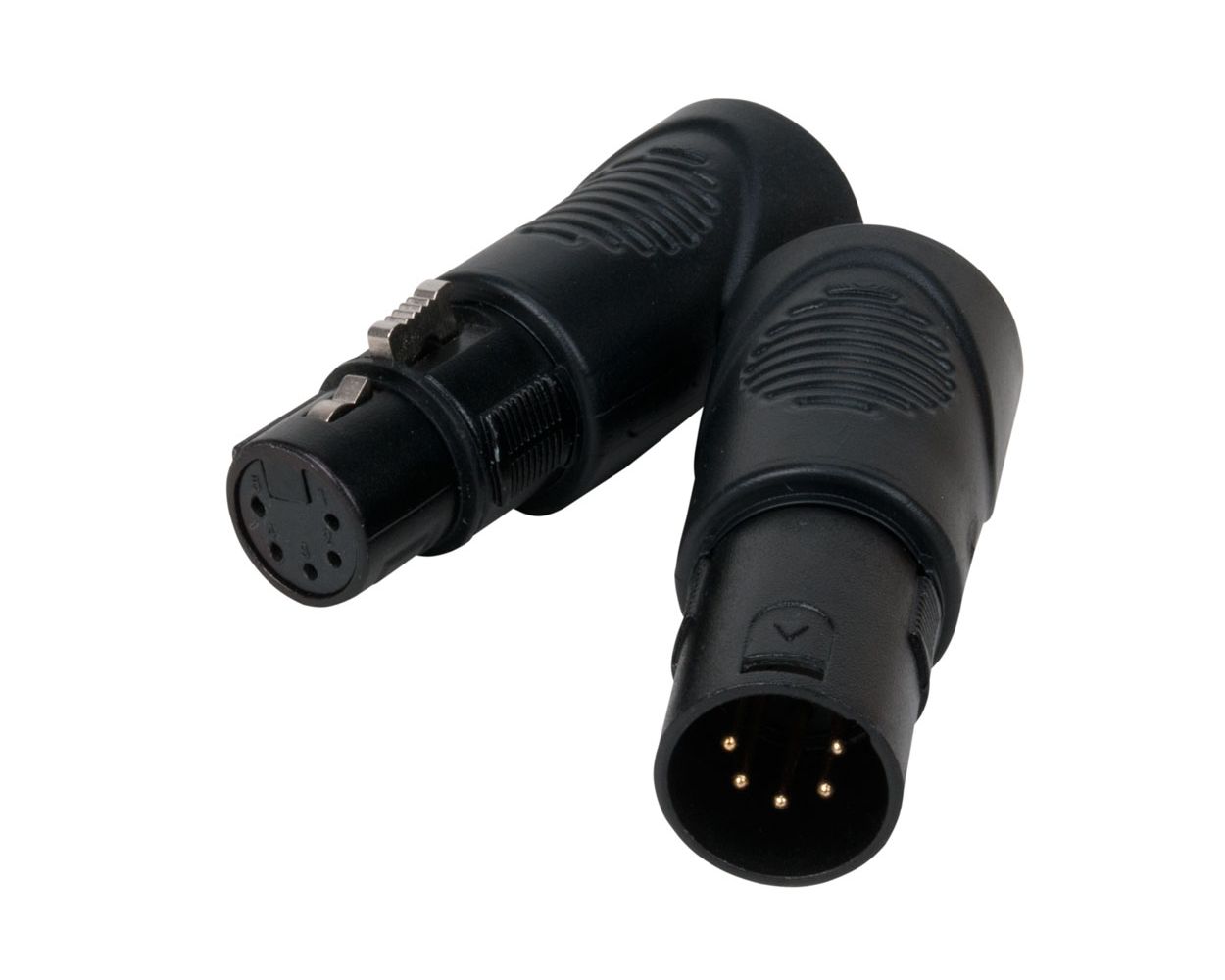 RJ45 to 5 pin XLR Male and RJ45 to 5 pin XLR Female adapter set