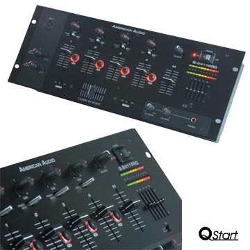 American Audio Q-2411 PRO ミキサー Q-2411 PRO Professional DJ Mixer from American DJ for your inner DJ.