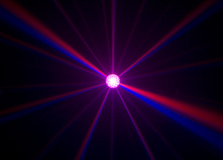 ADJ Jellydome 2-FX-IN-1: Glowing case + LED Beams