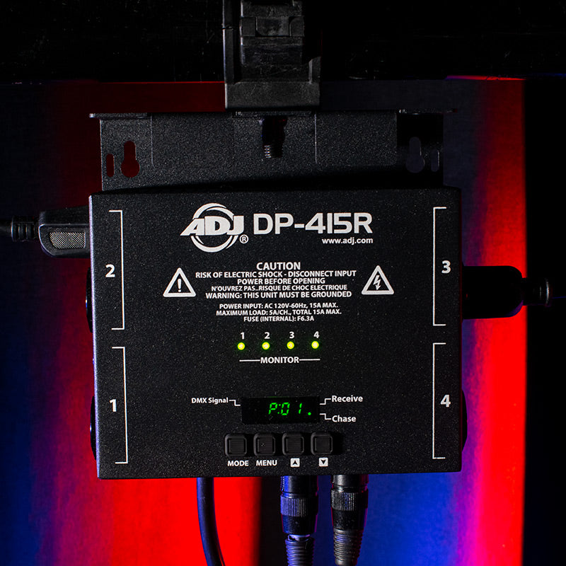 AMERICAN DJ DP-415R ディマーパック ステージ用調光器 LITEPUTER / DP415R 調光器 調光ユニット ディマーパック ステージ用