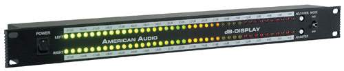 ADJ dB-DISPLAY L.E.D. Decibel Display (Silver) - High Quality