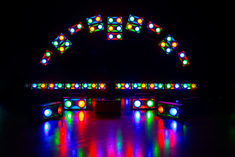 ADJ Encore DBX - RGBAW Blinder with RGB Background Effects with