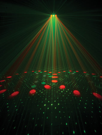ADJ Galaxian Gem LED Laser Light Show Production Unit - Dual Lens