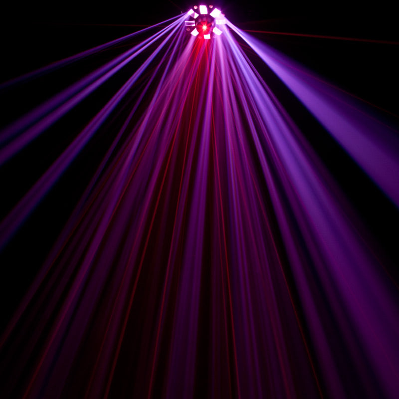 ADJ Stinger (3-FX-In-1) Moonflower, Strobe, Laser