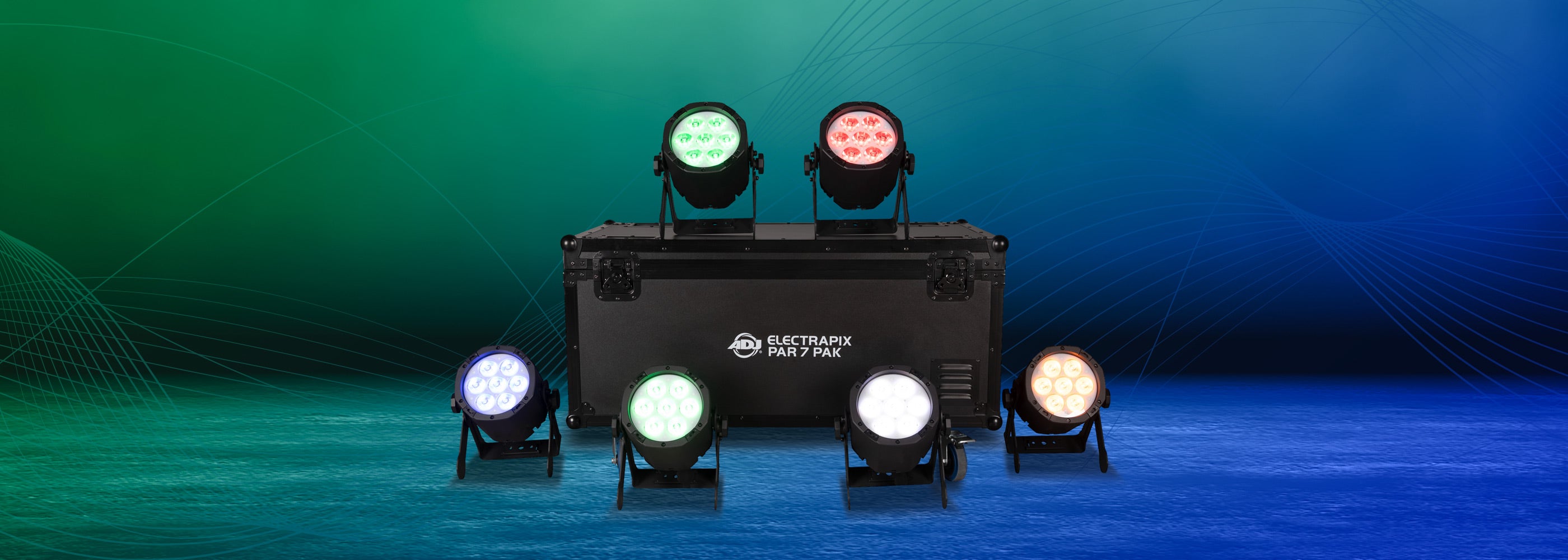 American DJ PUNCH LED PRO 2台セット ADJ DMX Punch LED Pro