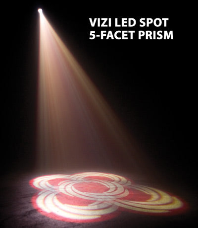 ADJ Vizi LED Spot ムービングライト ADJ Vizi LED Spot Moving Head Light Fixture - 8 Colors, 7 Gobos