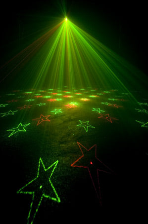 ADJ Micro Gobo Laser Lighting Unit - Over 200 R/G Beams 8 Gobo