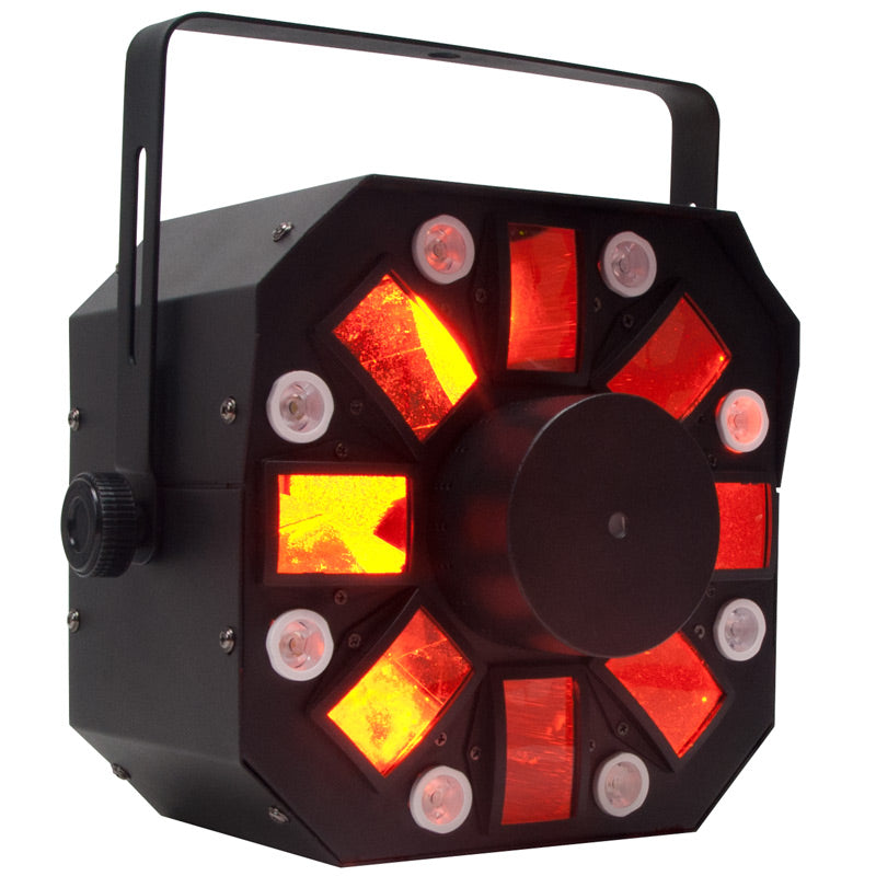 ADJ Stinger (3-FX-In-1) Moonflower, Strobe, Laser