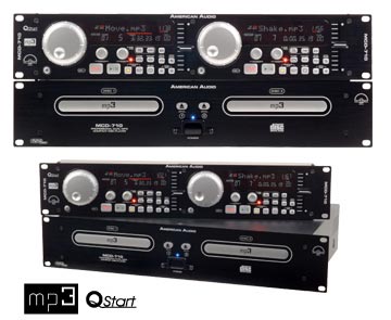 AMERICAN AUDIO MCD-710 DJ用デュアルCDプレーヤー中古品 - DJ機材