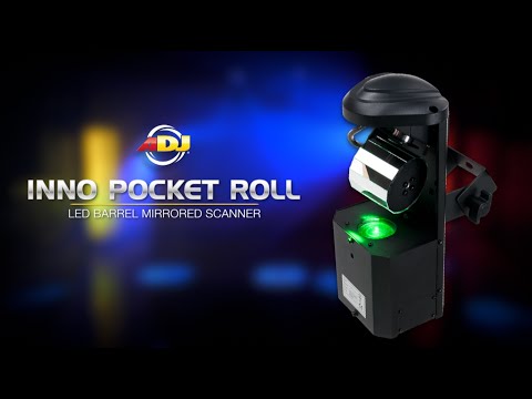 12-Watt LED DMX Barrel Mirrored Scanner