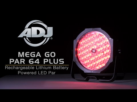 ADJ Mega Go Par64Plus 舞台・ステージ照明 LED2台セット ADJ Mega Go Par64Plus 舞台・ステージ照明 LED2台セット DJ機材