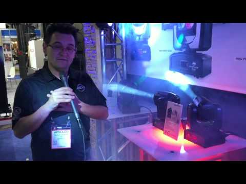 LED Mini Moving Head in a White Casing