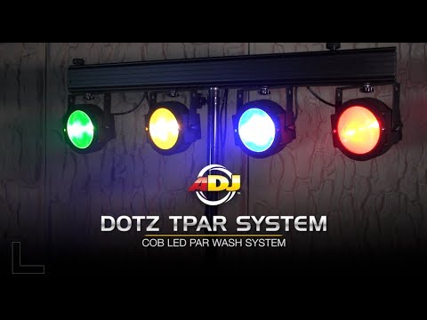 ADJ Dotz TPar LED Par Can Light System - X4 Tri Color LED Par Cans