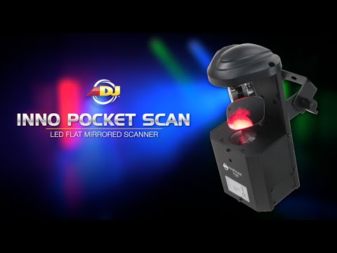inno pocket scan ムービングライト 12-Watt LED DMX Flat Mirrored Scanner