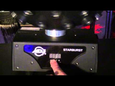 ADJ Starburst with 5x 15W HEX colored LEDs in a sphere effect