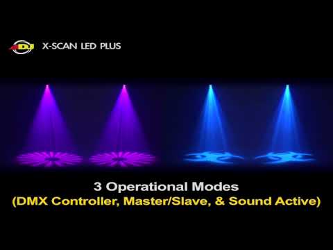 ③AMERICAN DJ X-SCAN LED PLUS ミラースキャン 照明