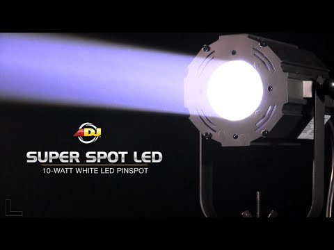 【ADJ】SUPER SPOT LEDライティング照明機材 ADJ Super Spot LED 10-Watt Pinspot