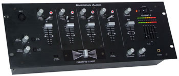 American Audio Q-2411 PRO ミキサー Q-2411 DJ Mixer from American DJ
