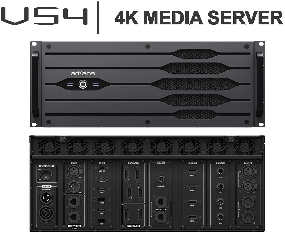 VS4 4k Media Server
