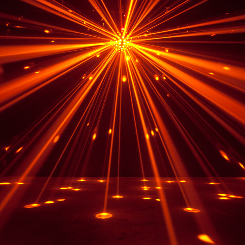 ADJ Starburst with 5x 15W HEX colored LEDs in a sphere effect