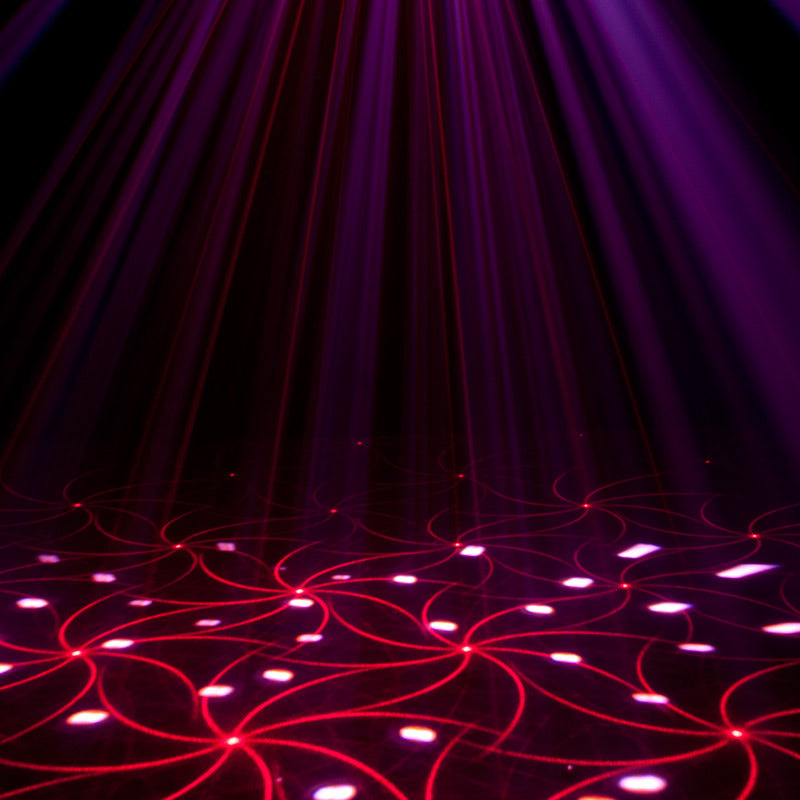 イブのADJ STINGER DJライティング機材3個セット ADJ Stinger (3-FX-In-1) Moonflower, Strobe, Laser