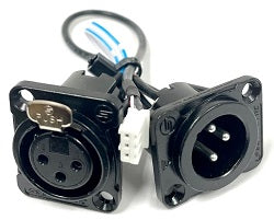 3PIN DMX IN SOCKET FOR COB CANNON ST LP2