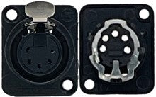 5PIN DMX FEMALE SOCKET FOR COB CANNON