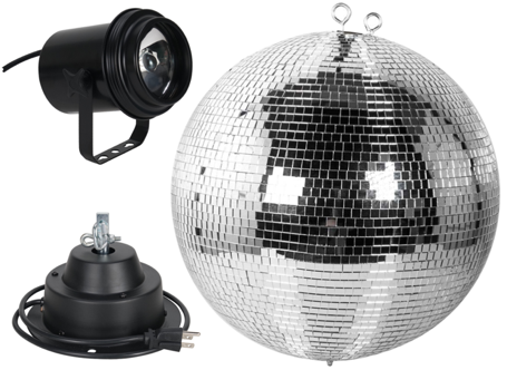 Disco Ball With Spotlight Rental - Mirror Ball - DJ Peoples