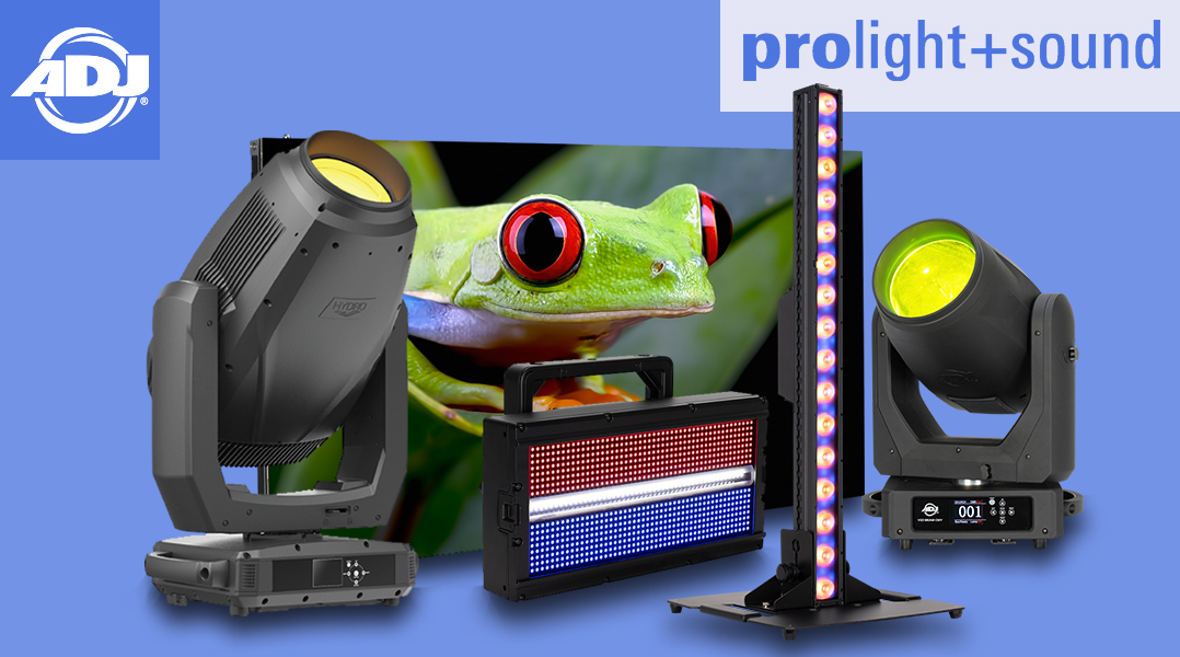 ADJ To Showcase Latest Entertainment Technology At Prolight + Sound Frankfurt Image