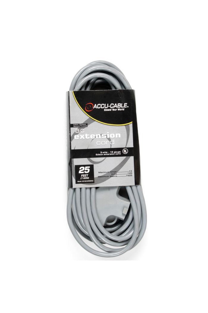 ground Unrelenting cell AC Extension Cables | AC Power Extension Cords | ADJ